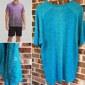 Lululemon   ^* Men’s Metal Vent Tech Short Sleeve 2.0   EUC 2022    Green / Teal